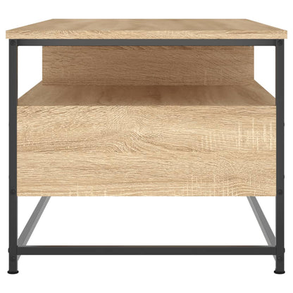 Salontafel Bewerkt Hout Kleurig 100 x 51 x 45 cm Sonoma eiken
