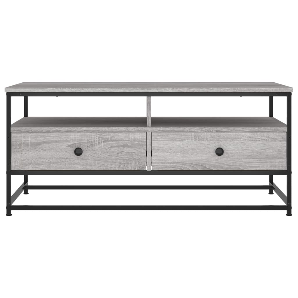 Salontafel Bewerkt Hout 100 x 51 x 45 cm Grijs sonoma