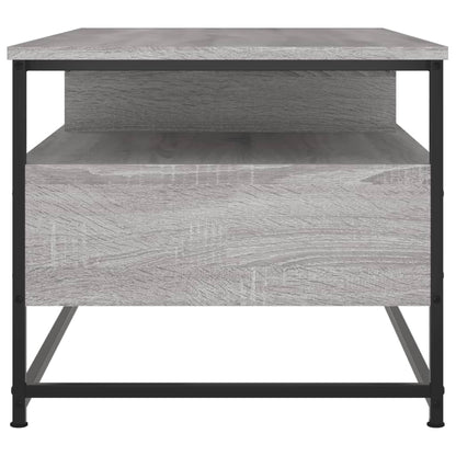 Salontafel Bewerkt Hout 100 x 51 x 45 cm Grijs sonoma