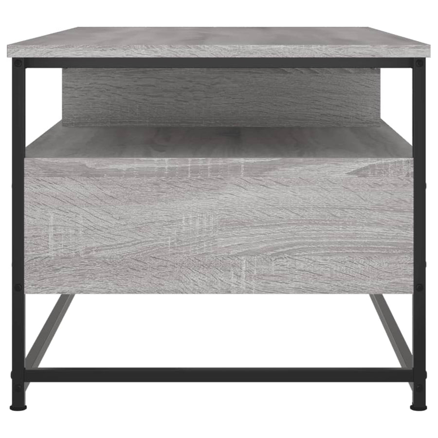 Salontafel Bewerkt Hout 100 x 51 x 45 cm Grijs sonoma