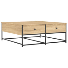 Salontafel Bewerkt Hout Kleurig 100 x 99 x 40 cm Sonoma eiken