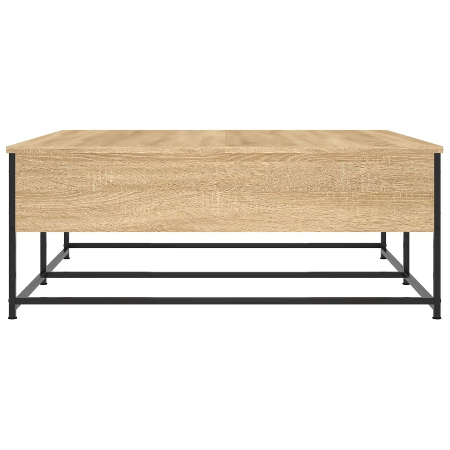 Salontafel Bewerkt Hout Kleurig 100 x 99 x 40 cm Sonoma eiken