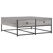 Salontafel Bewerkt Hout 100 x 99 x 40 cm Grijs sonoma