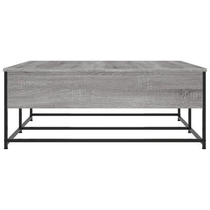 Salontafel Bewerkt Hout 100 x 99 x 40 cm Grijs sonoma