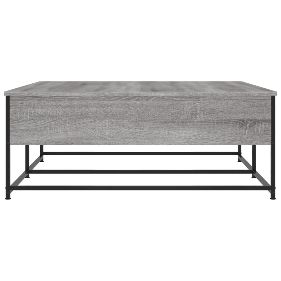 Salontafel Bewerkt Hout 100 x 99 x 40 cm Grijs sonoma