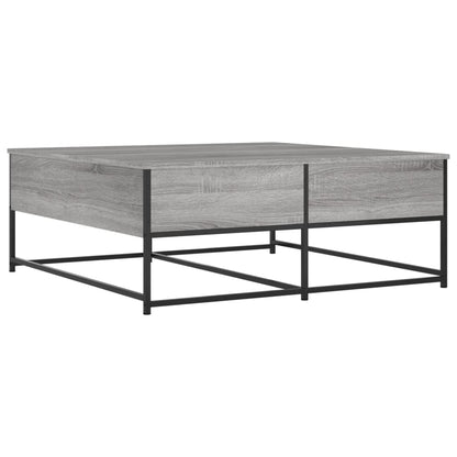 Salontafel Bewerkt Hout 100 x 99 x 40 cm Grijs sonoma