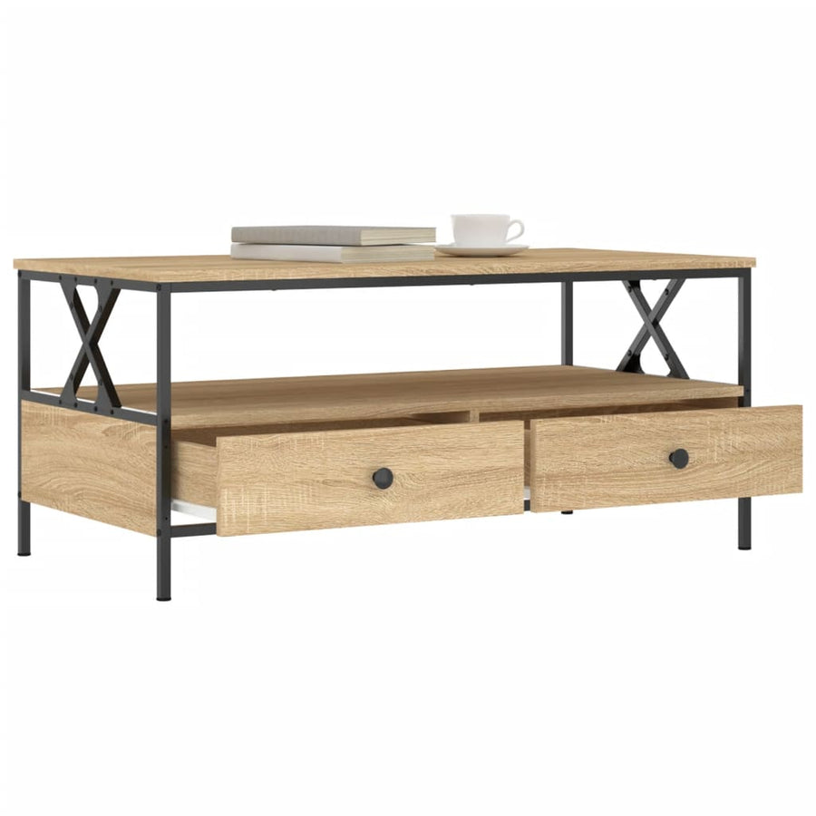 Salontafel 00X5X45 Cm Bewerkt Hout Kleurig Sonoma eiken