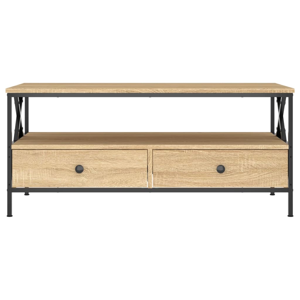 Salontafel 00X5X45 Cm Bewerkt Hout Kleurig Sonoma eiken
