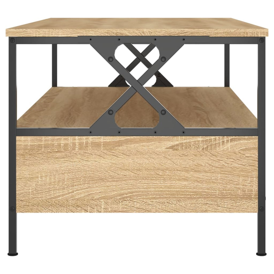 Salontafel 00X5X45 Cm Bewerkt Hout Kleurig Sonoma eiken