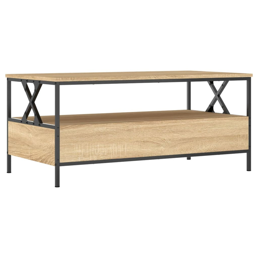 Salontafel 00X5X45 Cm Bewerkt Hout Kleurig Sonoma eiken