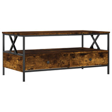 Salontafel 00X5X45 Cm Bewerkt Hout Kleurig Gerookt eiken