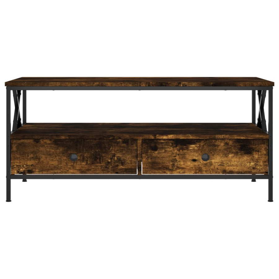 Salontafel 00X5X45 Cm Bewerkt Hout Kleurig Gerookt eiken