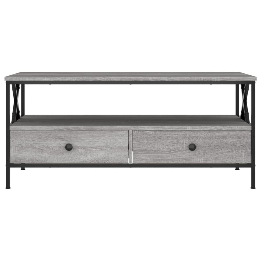 Salontafel 00X5X45 Cm Bewerkt Hout Eiken Grijs sonoma