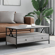 Salontafel 100x51x45 cm grijs sonoma eiken bewerkt hout