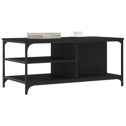 Salontafel 00X50X45 Cm Bewerkt Hout Zwart