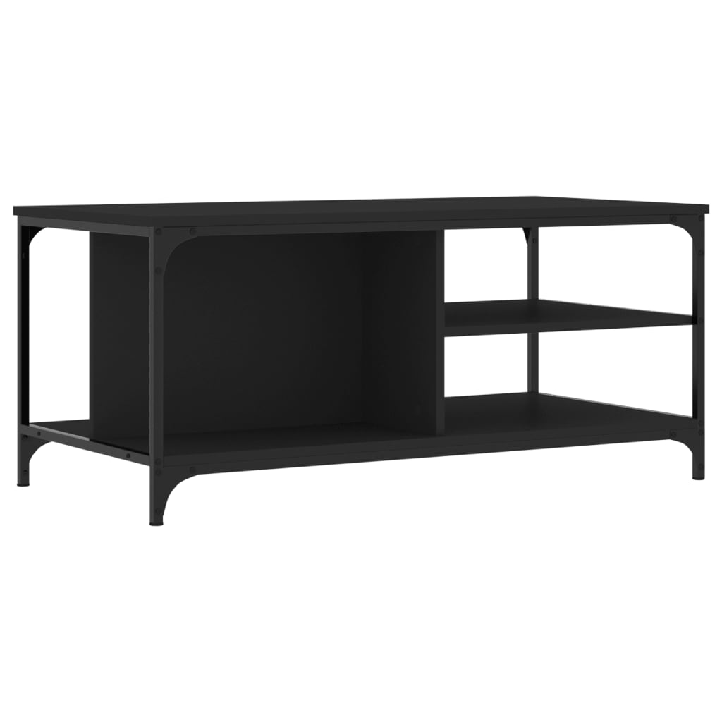Salontafel 00X50X45 Cm Bewerkt Hout Zwart