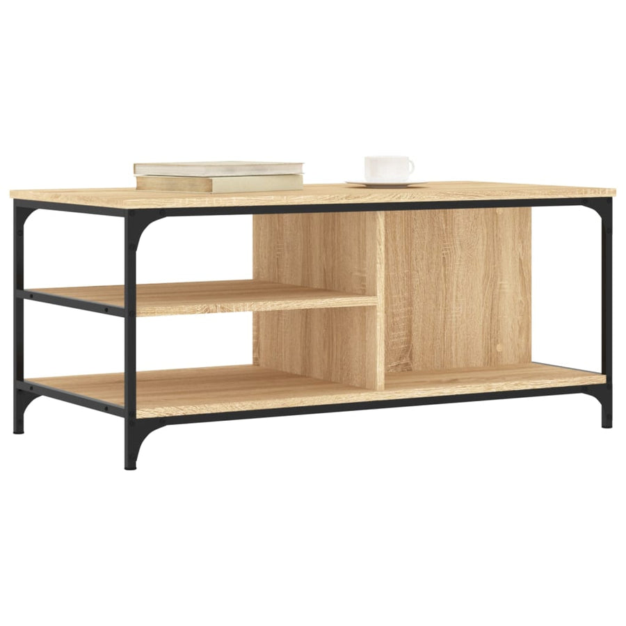 Salontafel 00X50X45 Cm Bewerkt Hout Kleurig Sonoma eiken