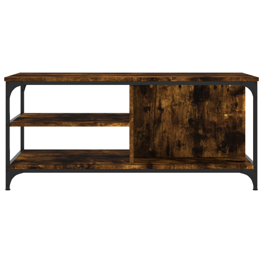 Salontafel 00X50X45 Cm Bewerkt Hout Kleurig Gerookt eiken