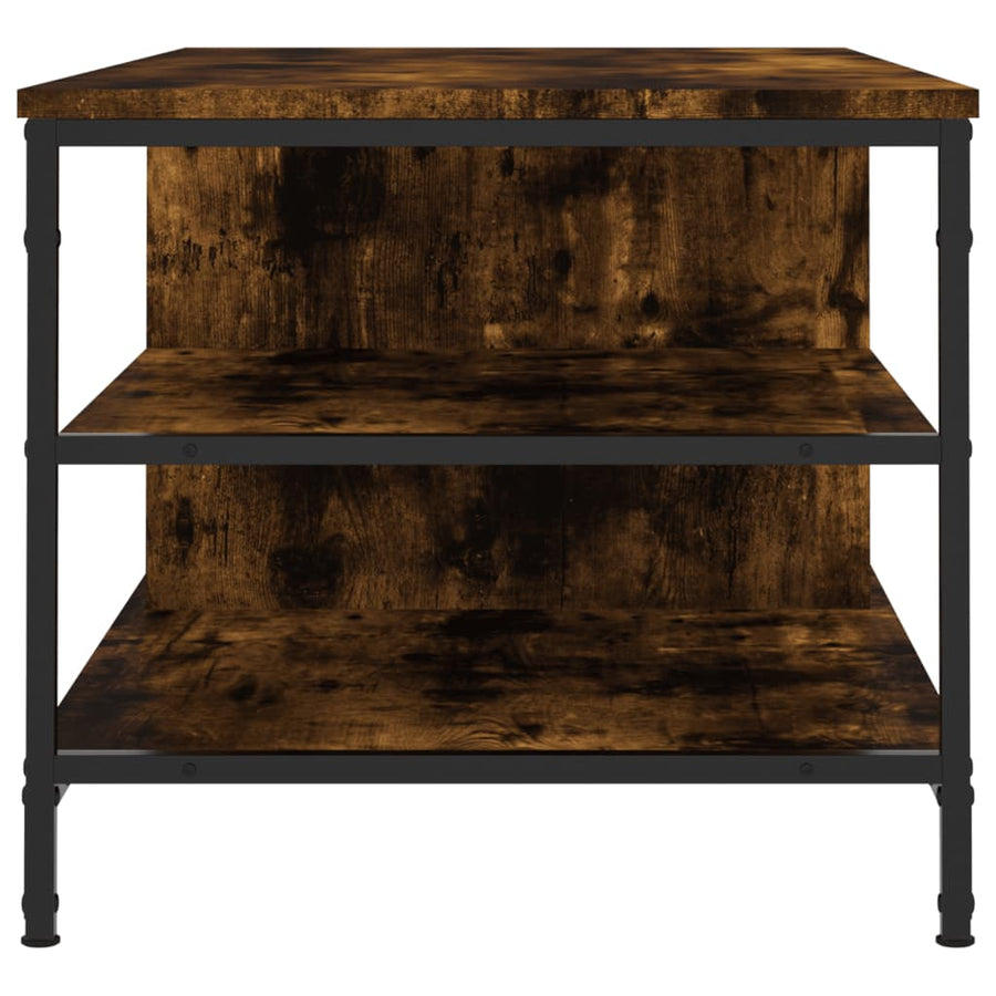 Salontafel 00X50X45 Cm Bewerkt Hout Kleurig Gerookt eiken