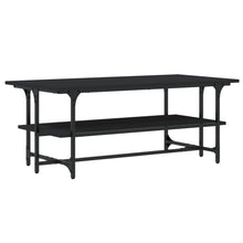 Salontafel 00X50X40 Cm Bewerkt Hout Eikenkleurig Zwart