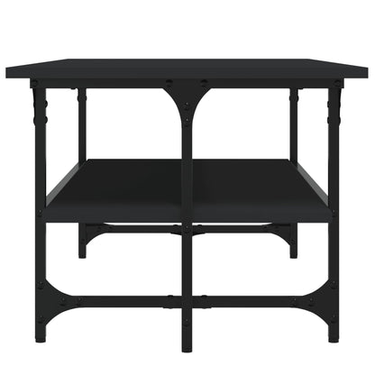 Salontafel 00X50X40 Cm Bewerkt Hout Eikenkleurig Zwart