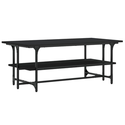 Salontafel 00X50X40 Cm Bewerkt Hout Eikenkleurig Zwart