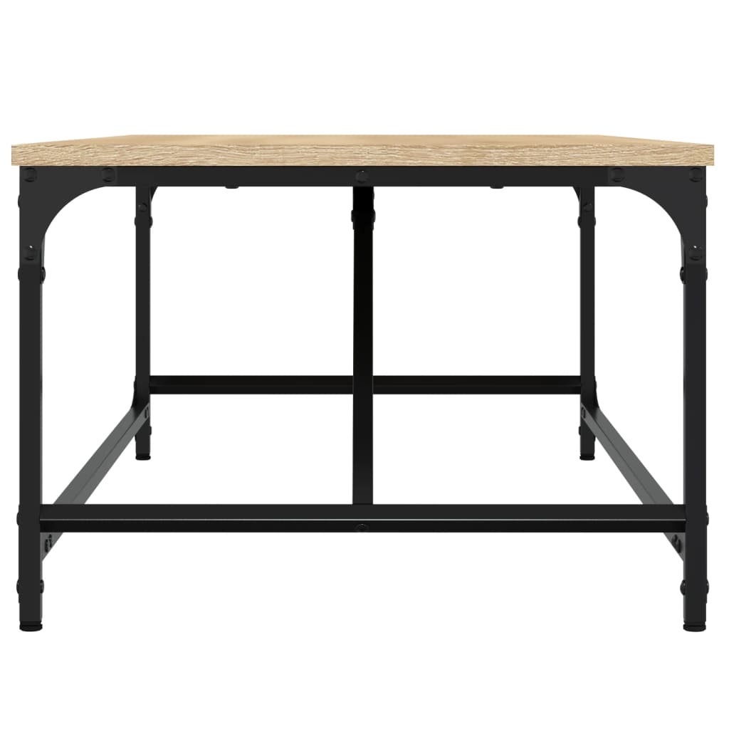 Salontafel Bewerkt Hout Kleurig 100 x 50 x 35 cm Sonoma eiken