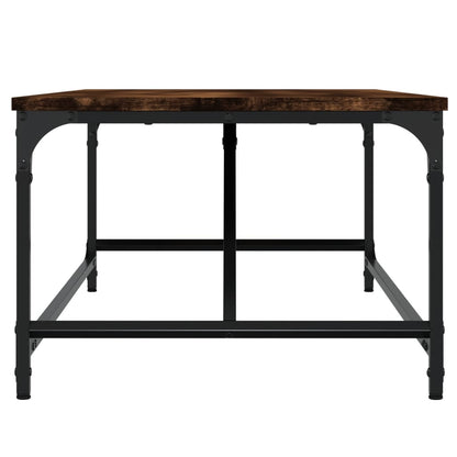 Salontafel Bewerkt Hout Kleurig 100 x 50 x 35 cm Gerookt eiken