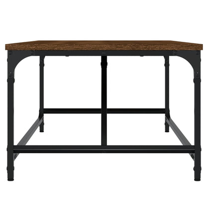 Salontafel Bewerkt Hout Bruin Eikenkleur 100 x 50 x 35 cm Bruineiken