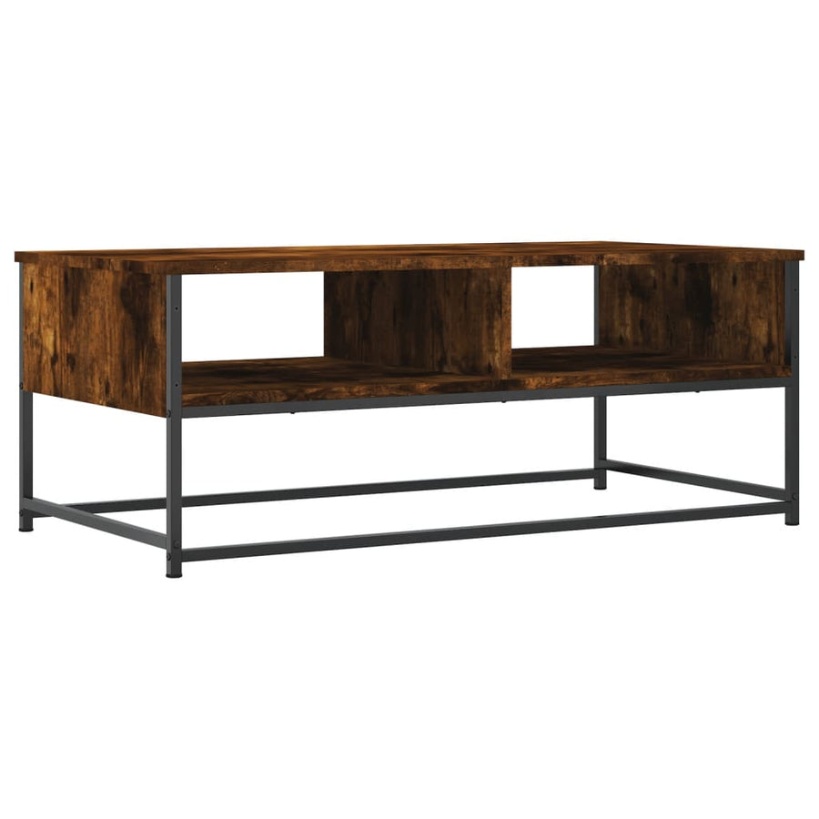 Salontafel 00X5X40 Cm Bewerkt Hout Kleurig Gerookt eiken