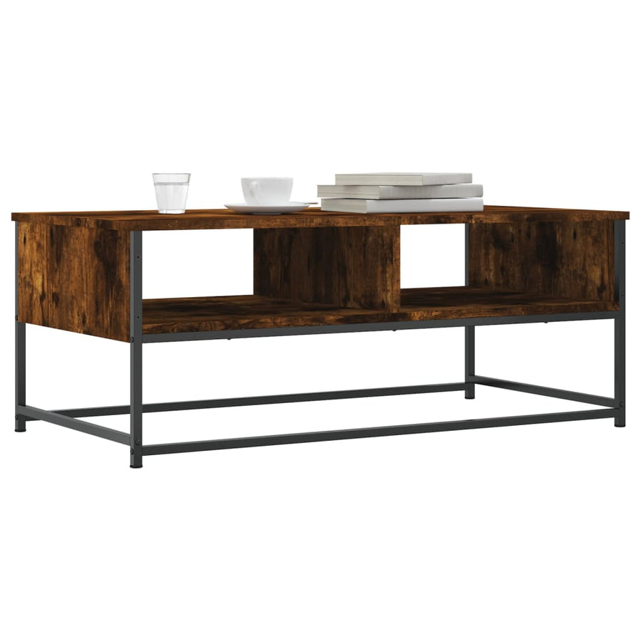 Salontafel 00X5X40 Cm Bewerkt Hout Kleurig Gerookt eiken