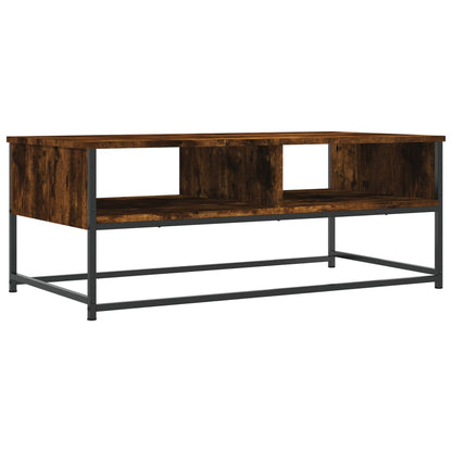 Salontafel 00X5X40 Cm Bewerkt Hout Kleurig Gerookt eiken