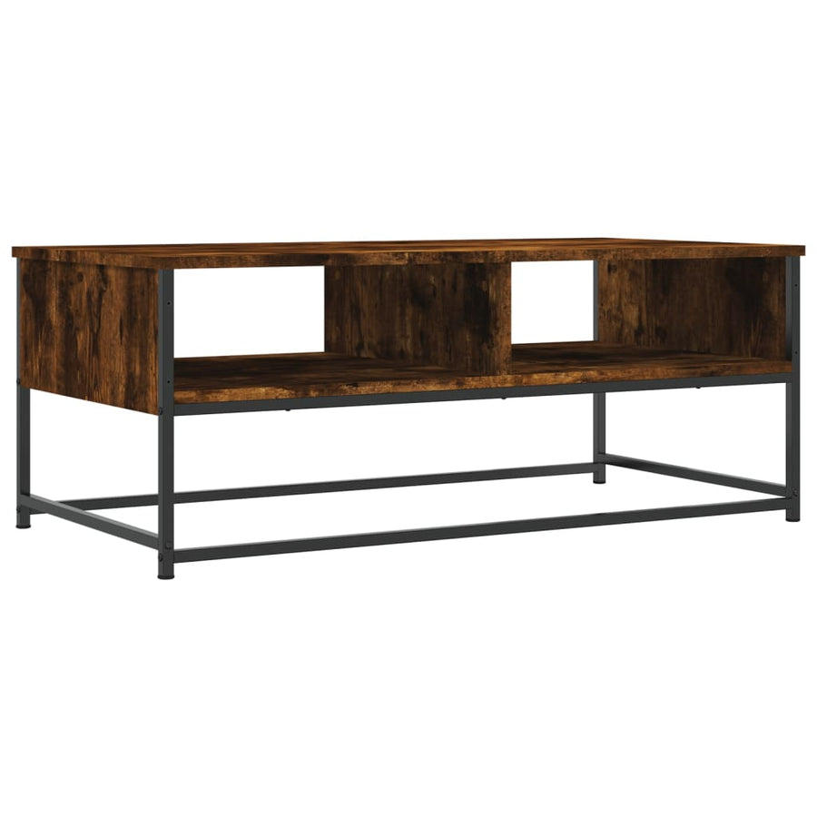 Salontafel 00X5X40 Cm Bewerkt Hout Kleurig Gerookt eiken