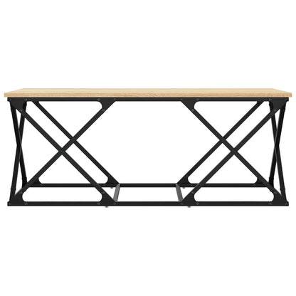 Salontafel 100x49x40 cm bewerkt hout sonoma eikenkleurig
