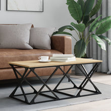 Salontafel 100x49x40 cm bewerkt hout sonoma eikenkleurig