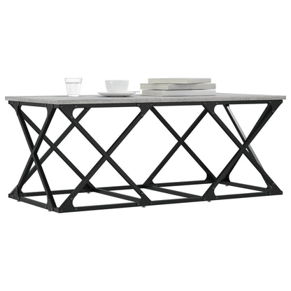 Salontafel 100X49X40 Cm Bewerkt Hout Grijs sonoma