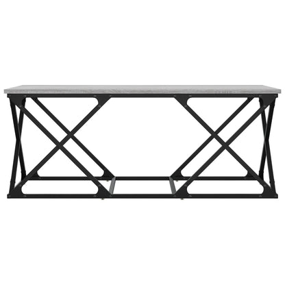 Salontafel 100X49X40 Cm Bewerkt Hout Grijs sonoma
