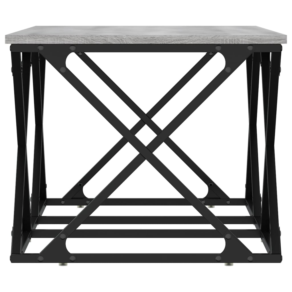 Salontafel 100X49X40 Cm Bewerkt Hout Grijs sonoma