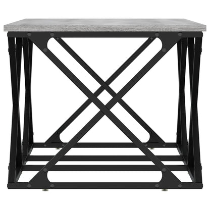 Salontafel 100X49X40 Cm Bewerkt Hout Grijs sonoma