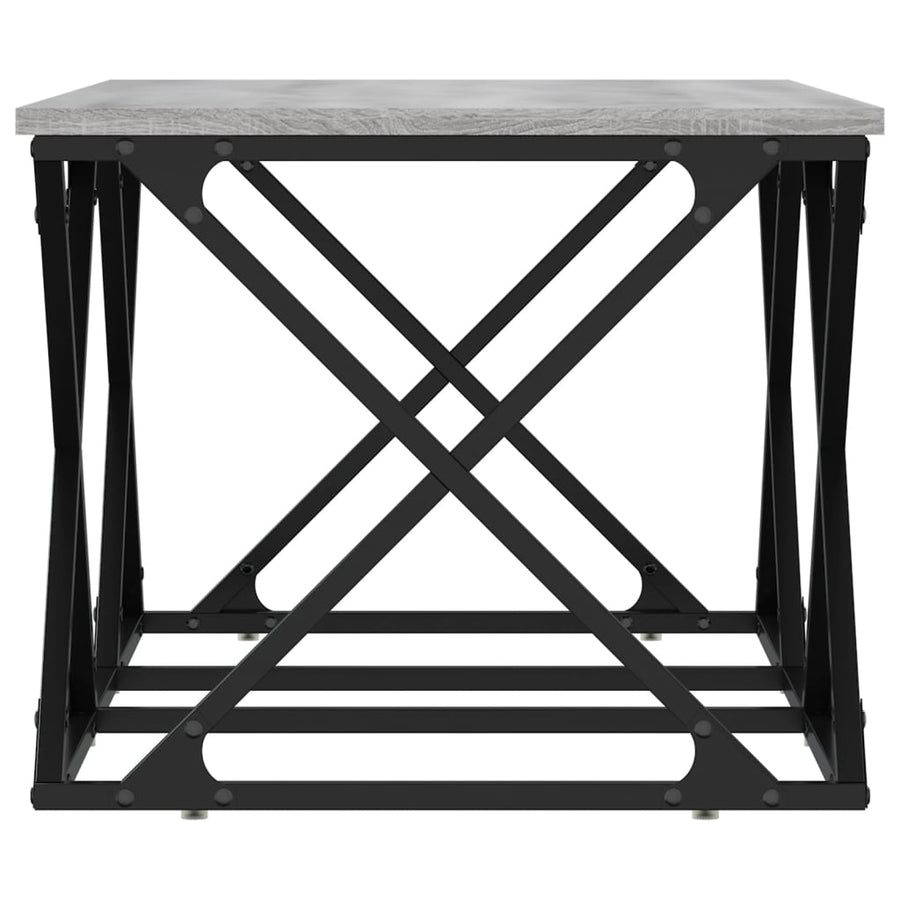 Salontafel 100X49X40 Cm Bewerkt Hout Grijs sonoma
