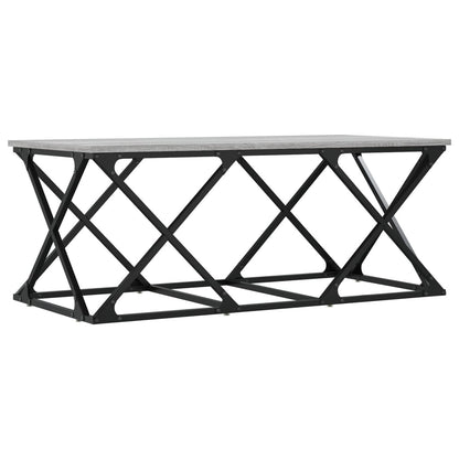 Salontafel 100X49X40 Cm Bewerkt Hout Grijs sonoma