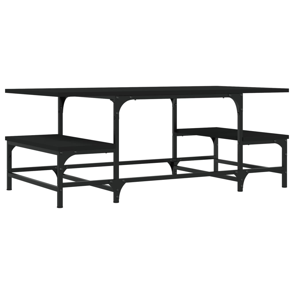Salontafel 00X50,5X40 Cm Bewerkt Hout Zwart