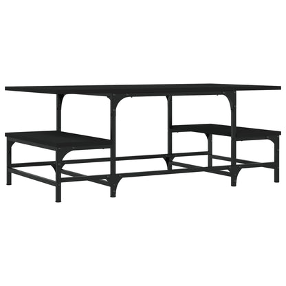 Salontafel 00X50,5X40 Cm Bewerkt Hout Zwart