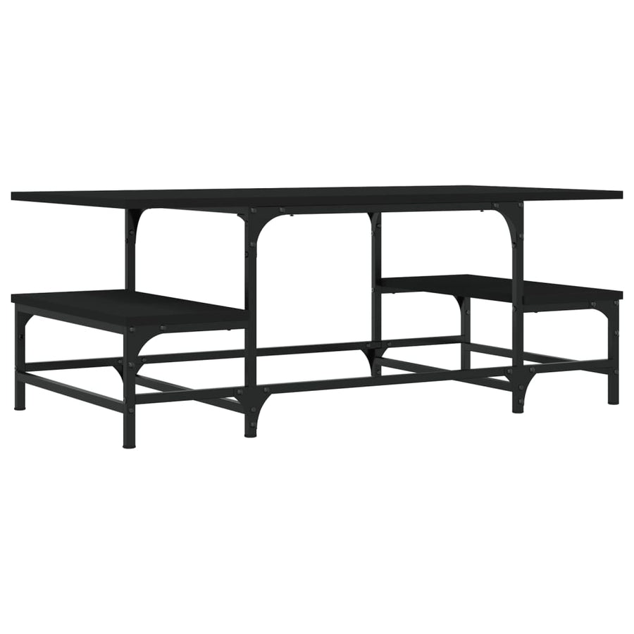 Salontafel 00X50,5X40 Cm Bewerkt Hout Zwart