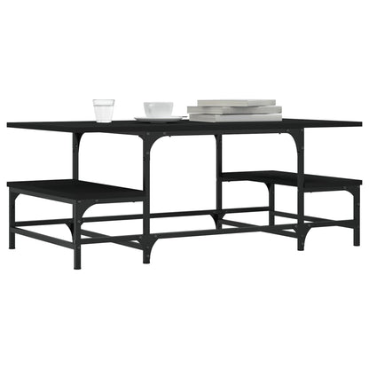Salontafel 00X50,5X40 Cm Bewerkt Hout Zwart