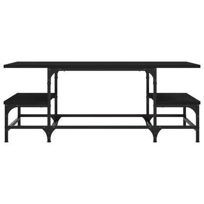 Salontafel 00X50,5X40 Cm Bewerkt Hout Zwart