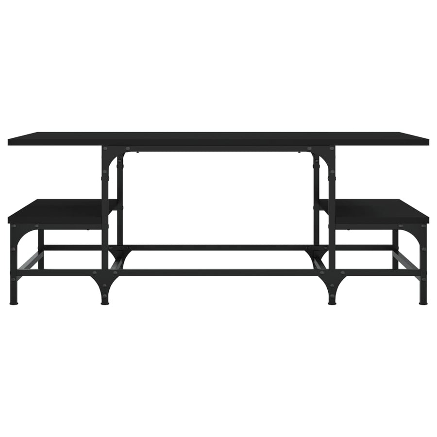 Salontafel 00X50,5X40 Cm Bewerkt Hout Zwart