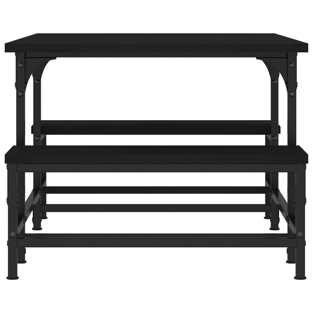 Salontafel 00X50,5X40 Cm Bewerkt Hout Zwart
