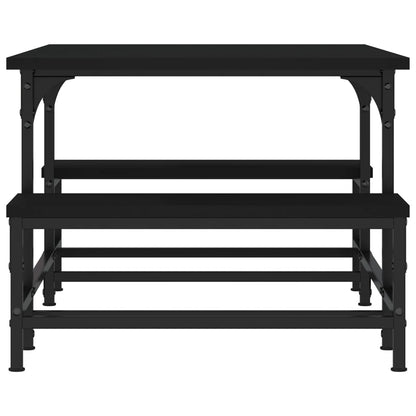Salontafel 00X50,5X40 Cm Bewerkt Hout Zwart