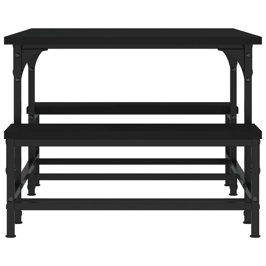 Salontafel 00X50,5X40 Cm Bewerkt Hout Zwart